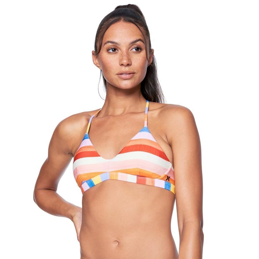 Hurley Retro Stripe Adjustable Top Multi Retro Stripe XL (US 14-16)